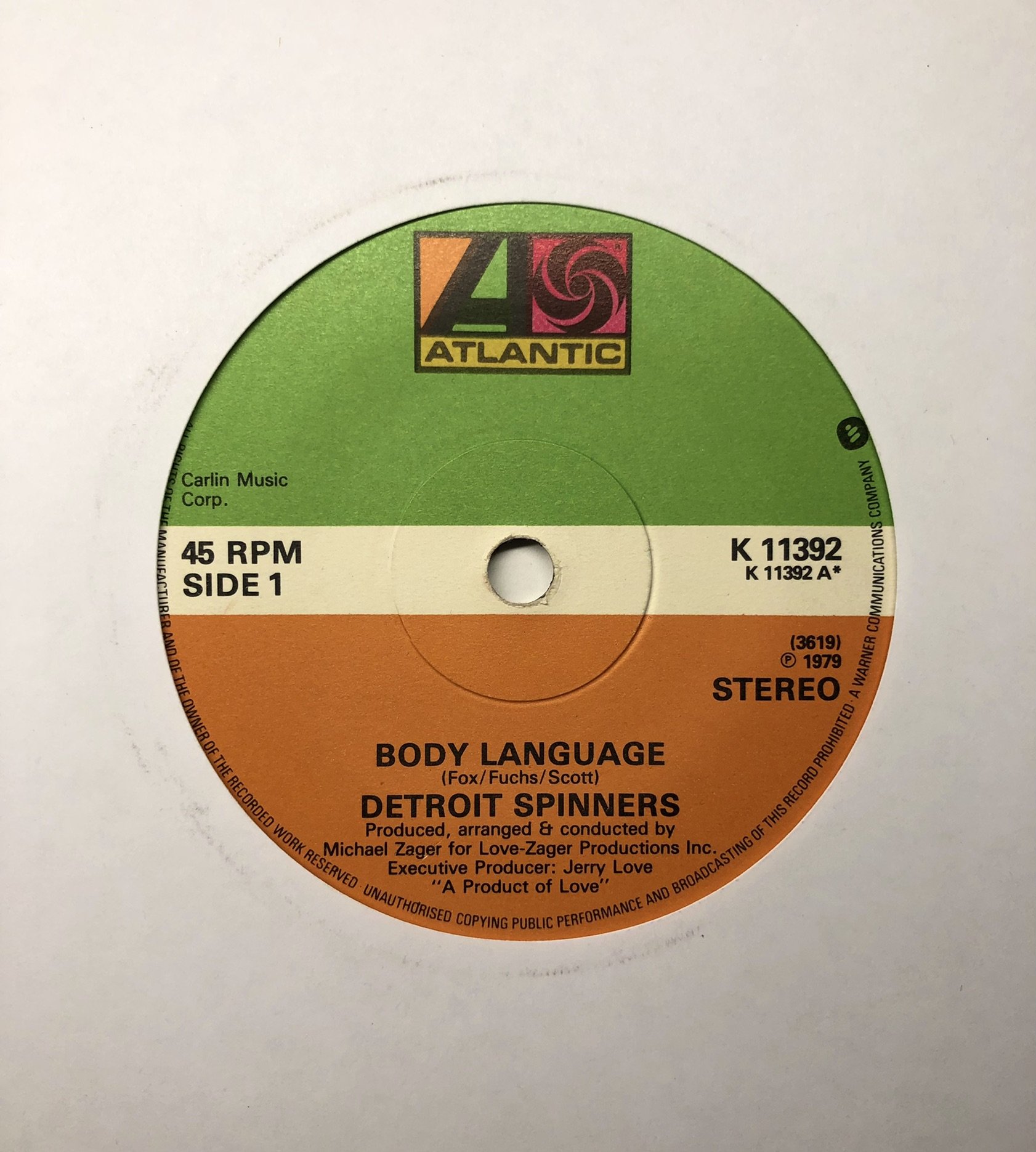 Detroit Spinners Body Language