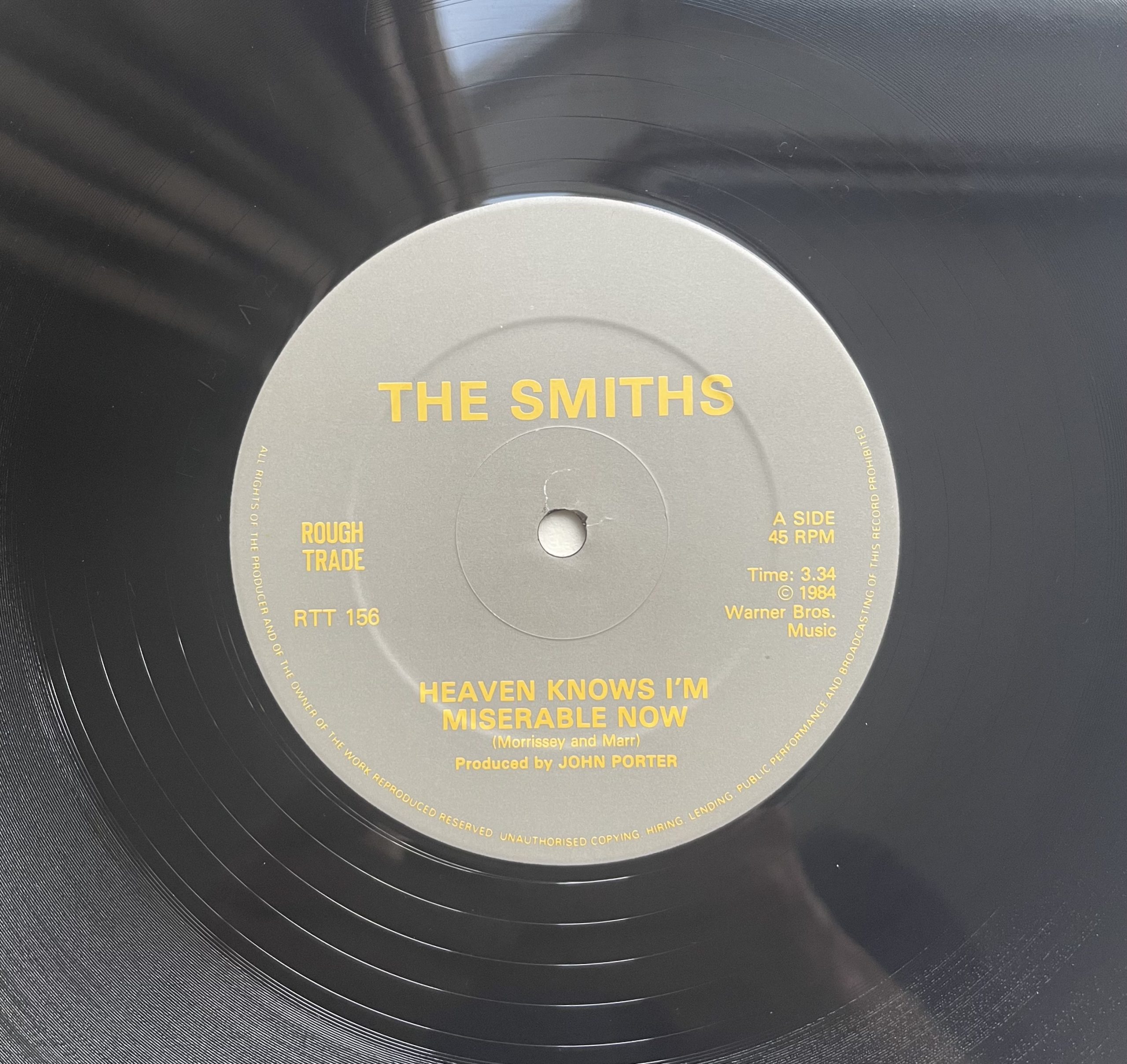 THE SMITHS / Heaven Knows〜　12インチ The Smiths - Heaven Knows I m Miserable Now / NM / 12