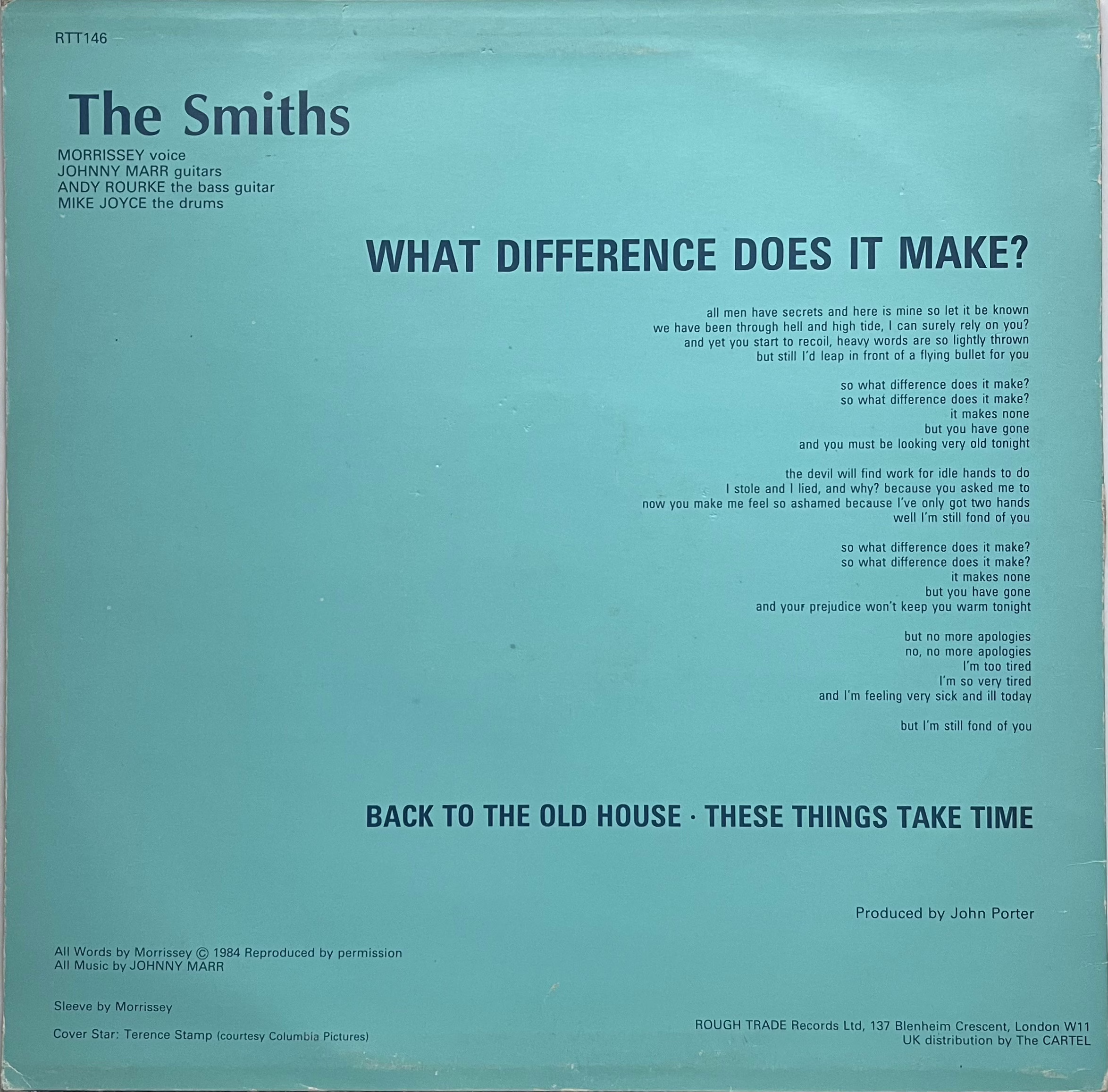 The Smiths – What Difference Does It Make? 12"