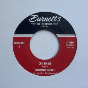 Solomon Burke / Mel TormΓ© β Cry To Me / Comin' Home Baby