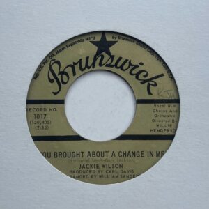 Jackie Wilson – You Brought About A Change In Me